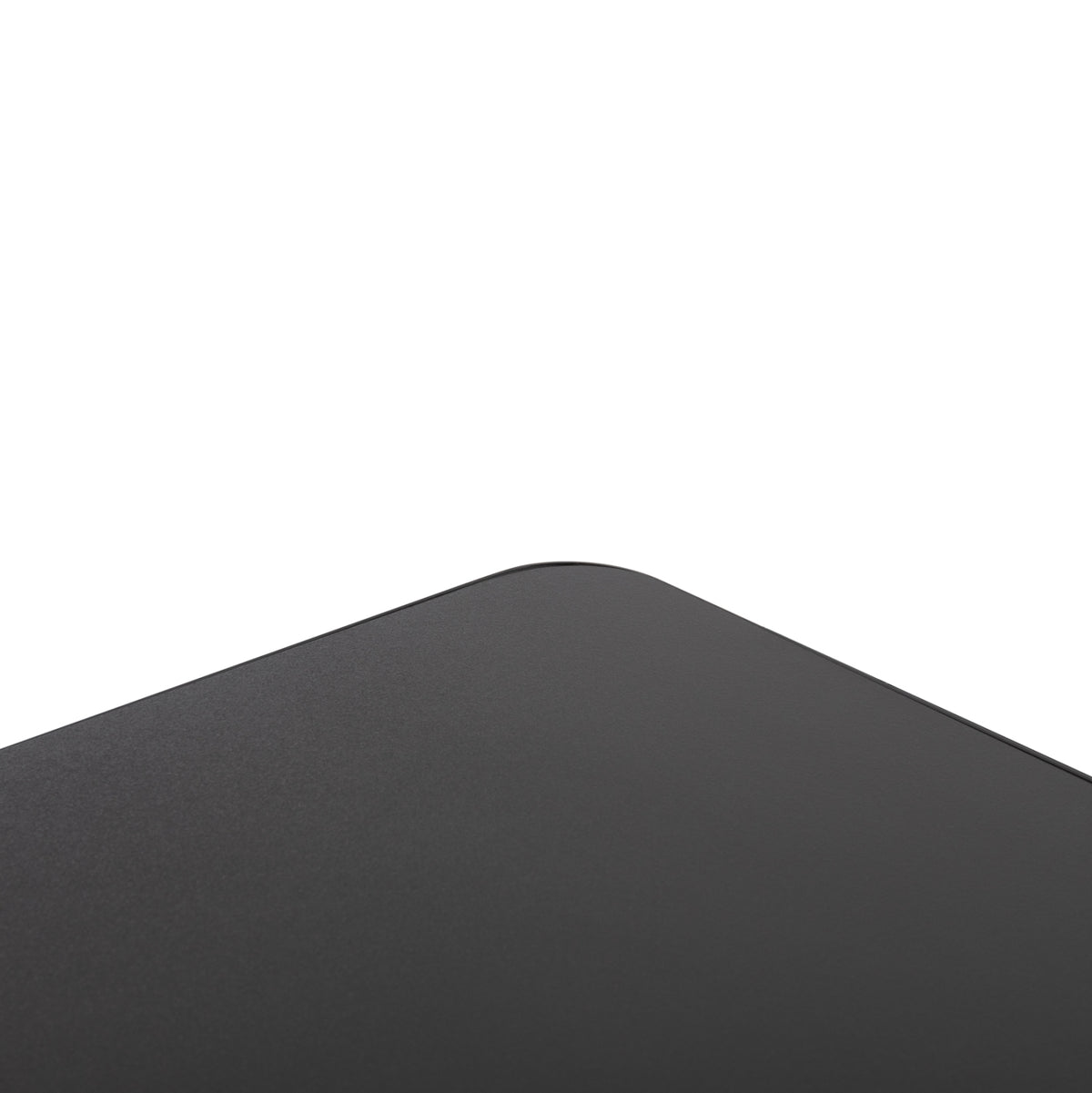 Sintered Stone Square Tabletop Hm6655.01 Black With Black "ring" Frame 80x80cm.