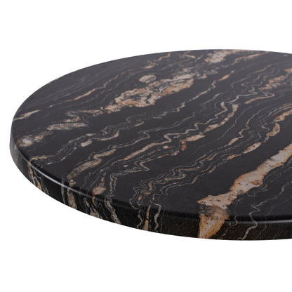 Tabletop Round Hm5227.15 5787 Werzalit Φ60 Black Gold Marble