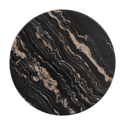 Tabletop Round Hm5227.15 5787 Werzalit Φ60 Black Gold Marble