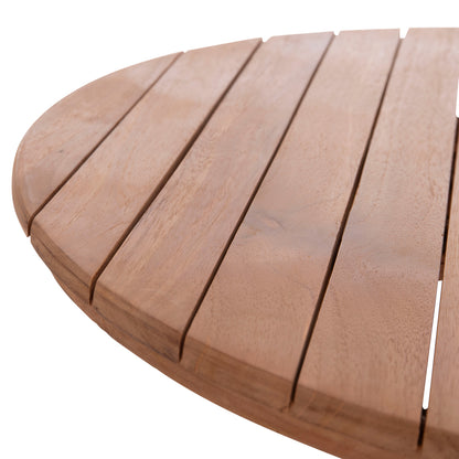 Tabletop Round Hm18133 Teak Wood--natural Color Φ70x4(thickness)cm.
