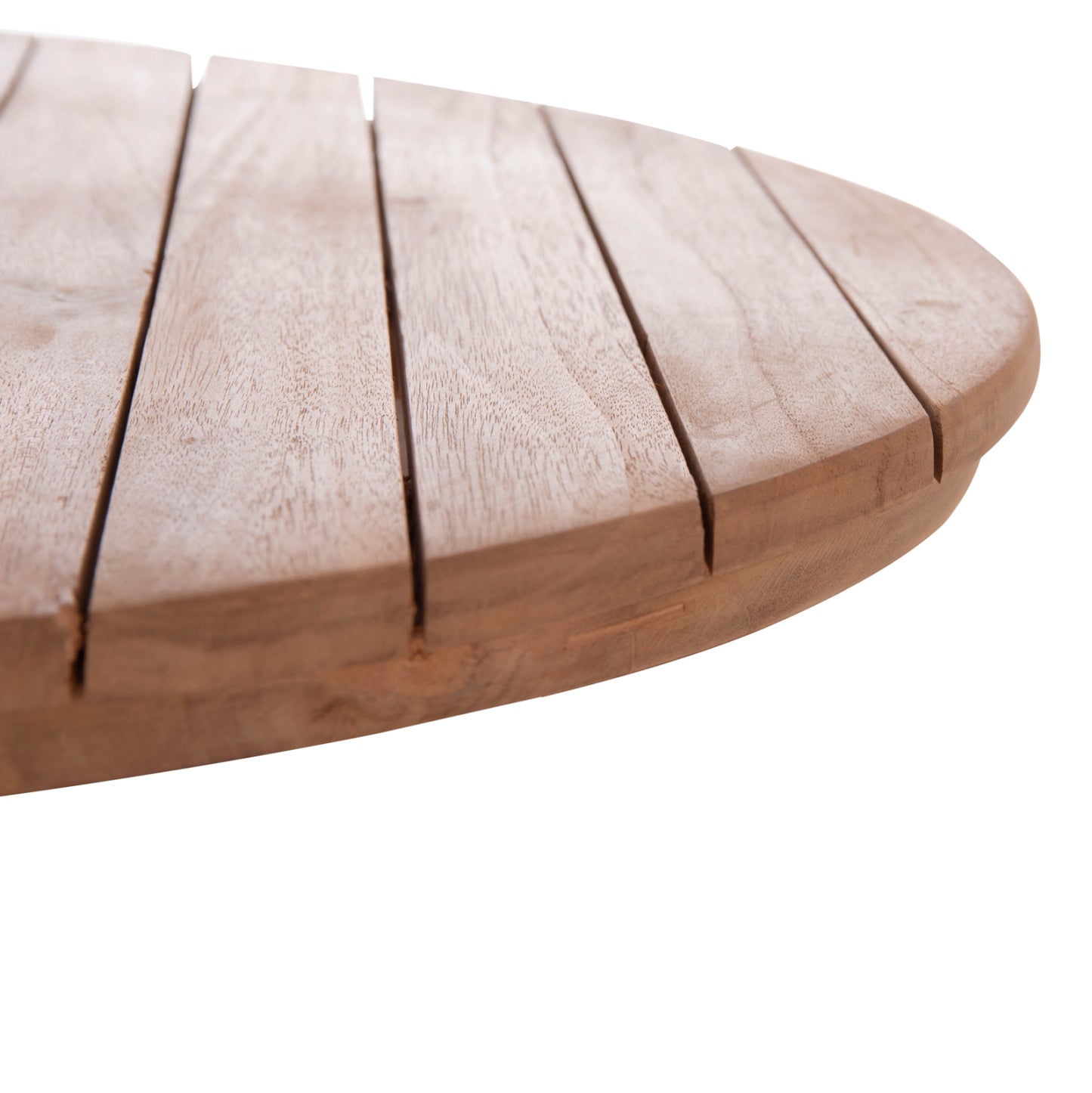 Tabletop Round Hm18133 Teak Wood--natural Color Φ70x4(thickness)cm.