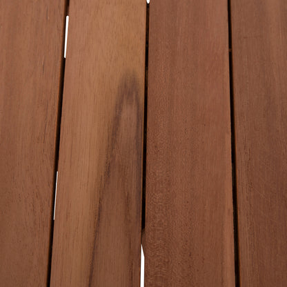 Tabletop Round Hm18133 Teak Wood--natural Color Φ70x4(thickness)cm.