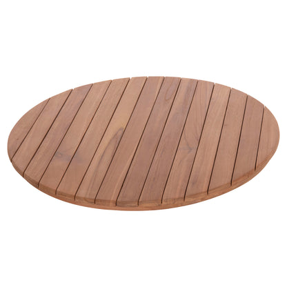 Tabletop Round Hm18133 Teak Wood--natural Color Φ70x4(thickness)cm.