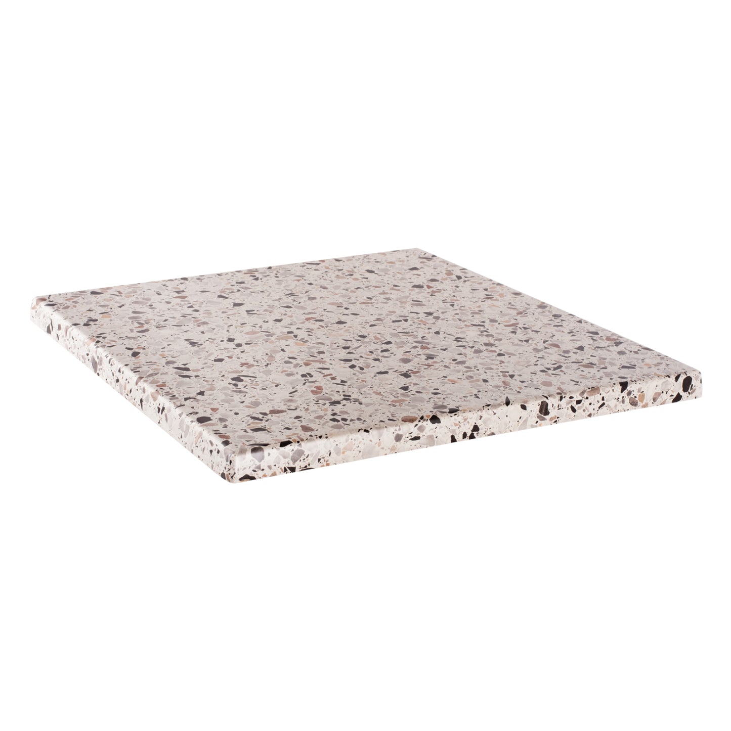 Tabletop Square Hm5231.16 Werzalit 80x80cm. Terrazzo 5766