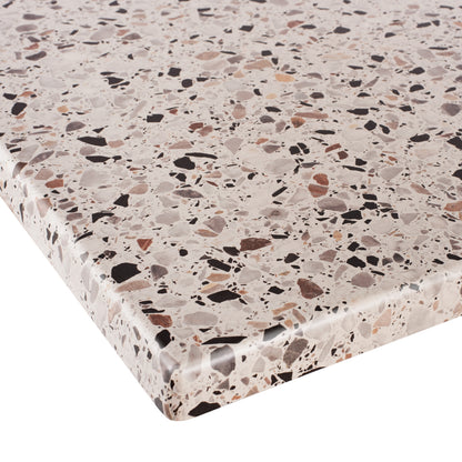 Tabletop Square Hm5231.16 Werzalit 80x80cm. Terrazzo 5766