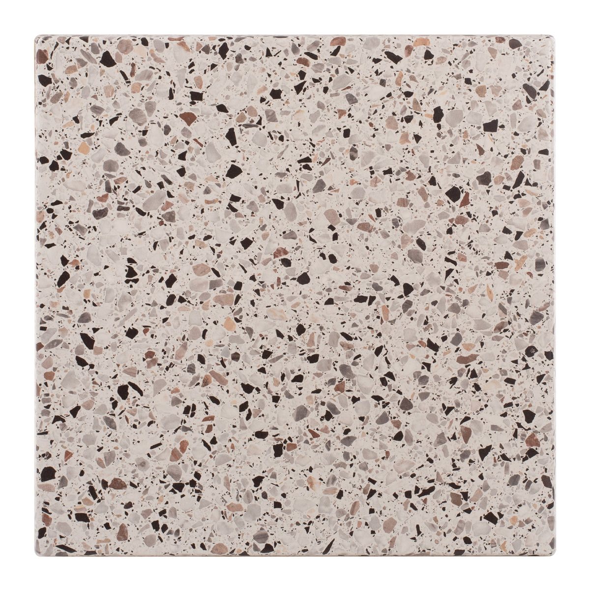 Tabletop Square Hm5231.16 Werzalit 80x80cm. Terrazzo 5766