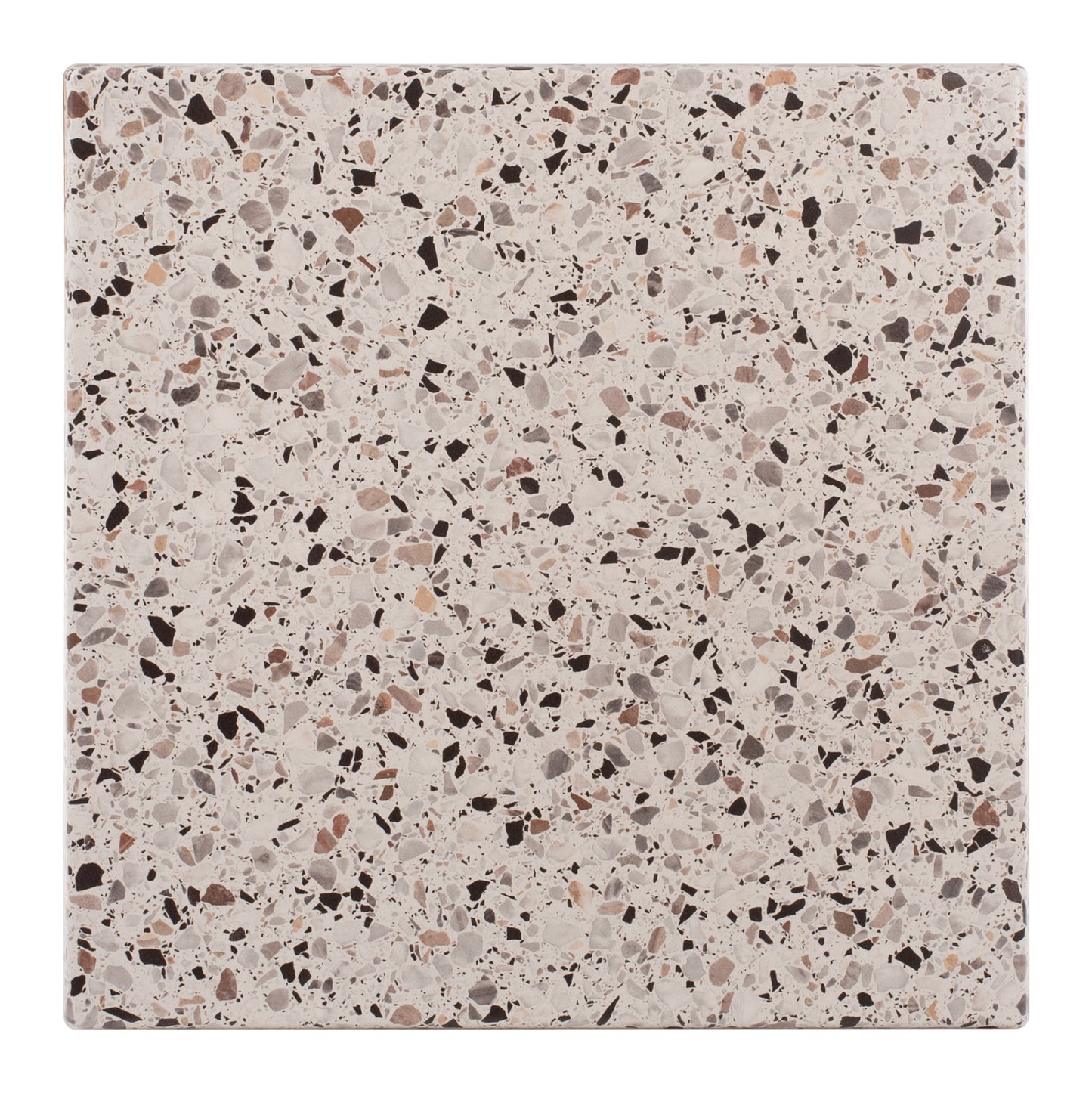 Tabletop Square Hm5231.16 Werzalit 80x80cm. Terrazzo 5766