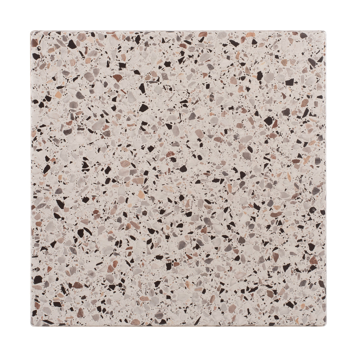 Tabletop Square Hm5230.16 Werzalit 70x70cm. Terrazzo 5766