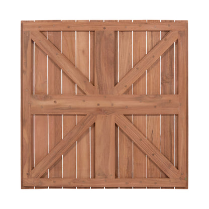 Tabletop Square Hm18135 Teak Wood--natural Color 60x60x4(thickness)cm.