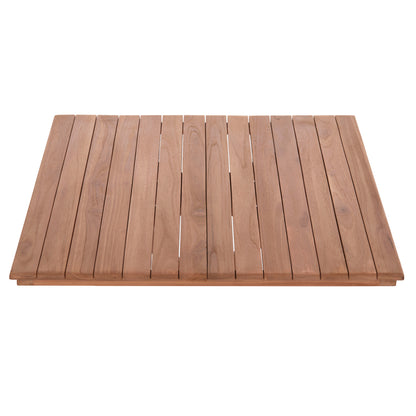 Tabletop Square Hm18136 Teak Wood--natural Color 70x70x4(thickness)cm.