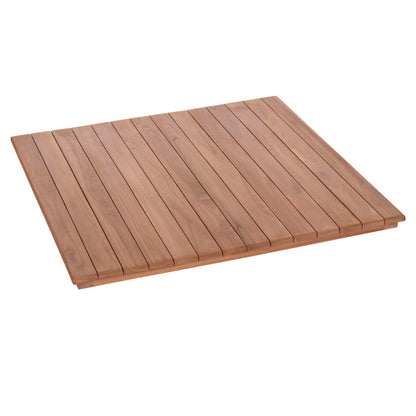 Tabletop Square Hm18136 Teak Wood--natural Color 70x70x4(thickness)cm.