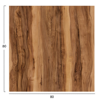 Square Hpl Tabletop Hm5839.30 Indian SheΕsham 80x80cm.