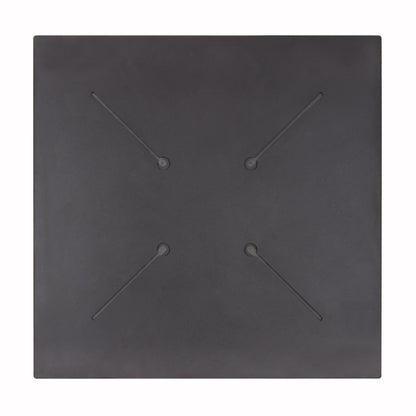 Square Hpl Tabletop Hm5839.34 Black Marble 80x80cm.