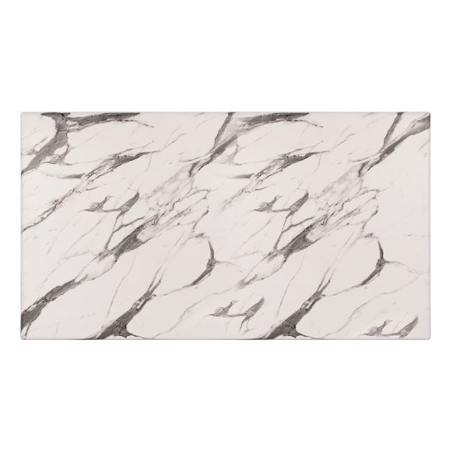 Table Desktop Werzalit 120x80 Marble White-grey 5657 Hm5630.11