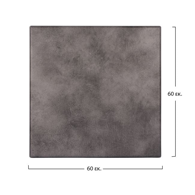 Table Desktop Werzalit 60x60 Cement 5648 Hm5229.12