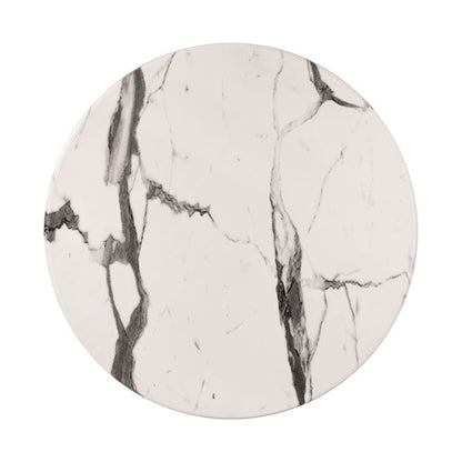 Table Desktop Werzalit '70cm Marble White-grey 5657 Hm5228.11