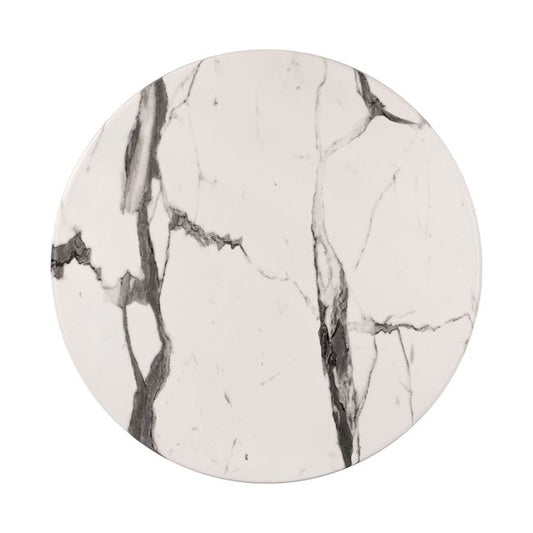 Table Desktop Werzalit '70cm Marble White-grey 5657 Hm5228.11