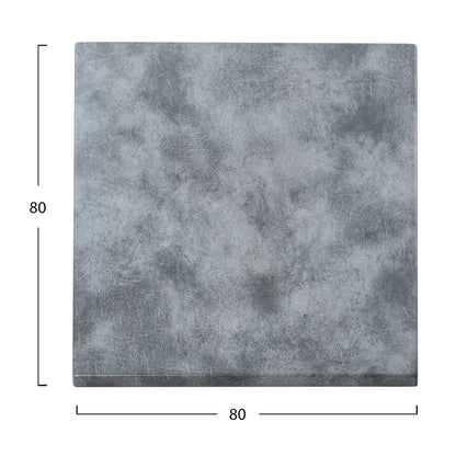 Werzalit Table Top Hm5231.22 Cement 80Χ80 Cm.