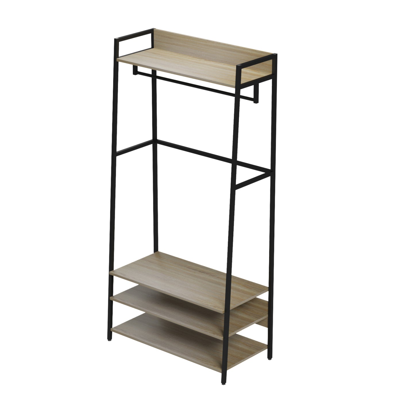 Entryway Furniture/open Access Wardrobe Aranja Hm18084 Metal-melamine 84x40x169hcm.