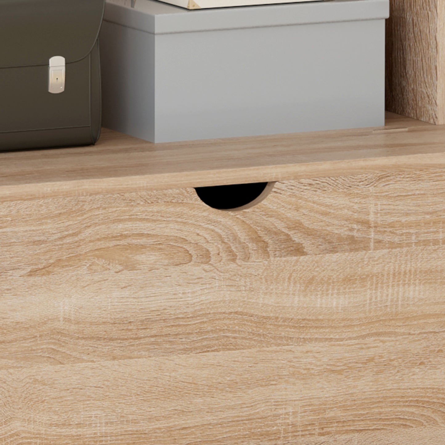 Entryway Furniture Kaylor Hm2474.01 With Hooks&storage Space-mdf In Sonama 65x34x180hcm.