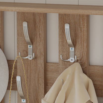 Entryway Set With Mirror Gorn Hm2473.01 Melamine In Sonama 90x24x190hcm.