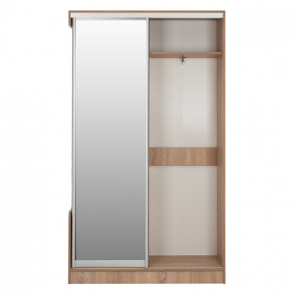Entrance Furniture With Sliding Wardrobe And Mirror Sonama Hm2424 120x45x210yec.