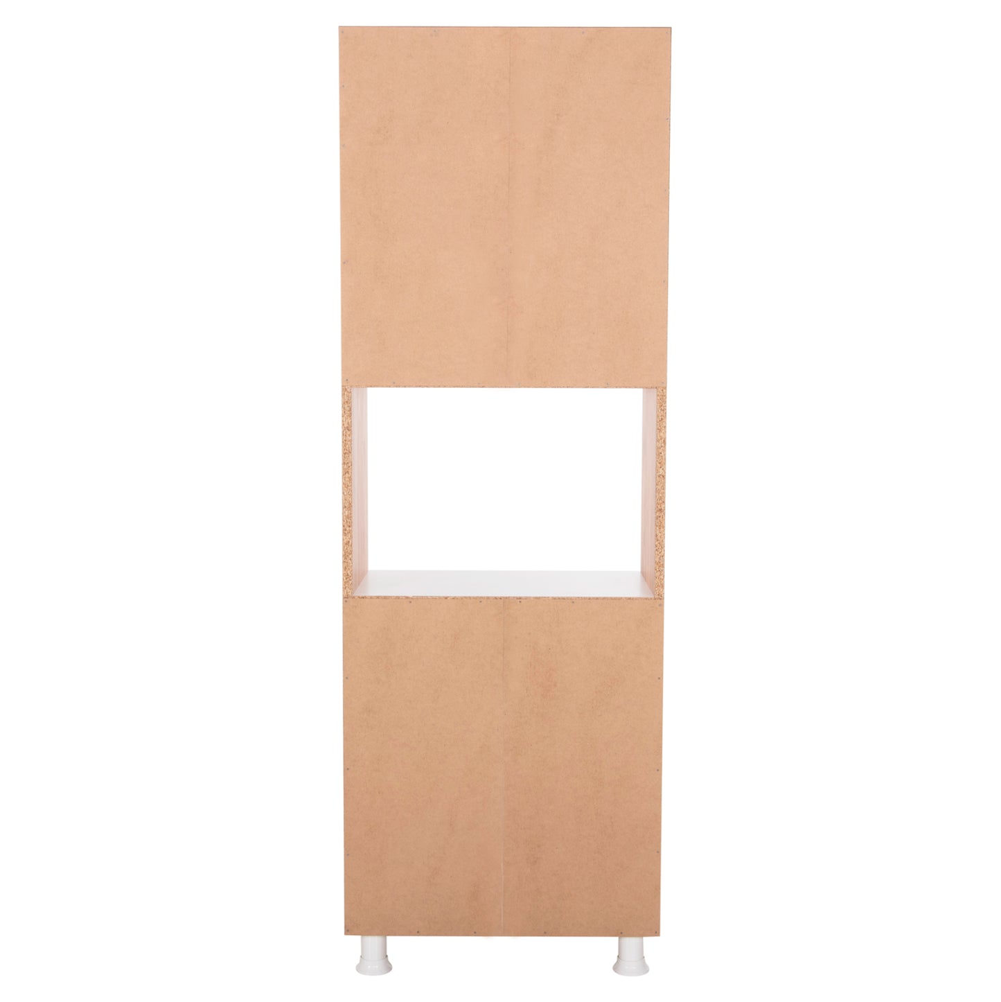 Kitchen Furniture/cabinet Rad Hm18196.04 Melamine In Natural Color-white 55,5x32x165hcm.