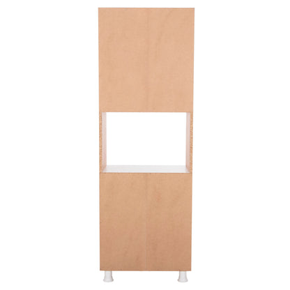 Kitchen Furniture/cabinet Rad Hm18196.04 Melamine In Natural Color-white 55,5x32x165hcm.