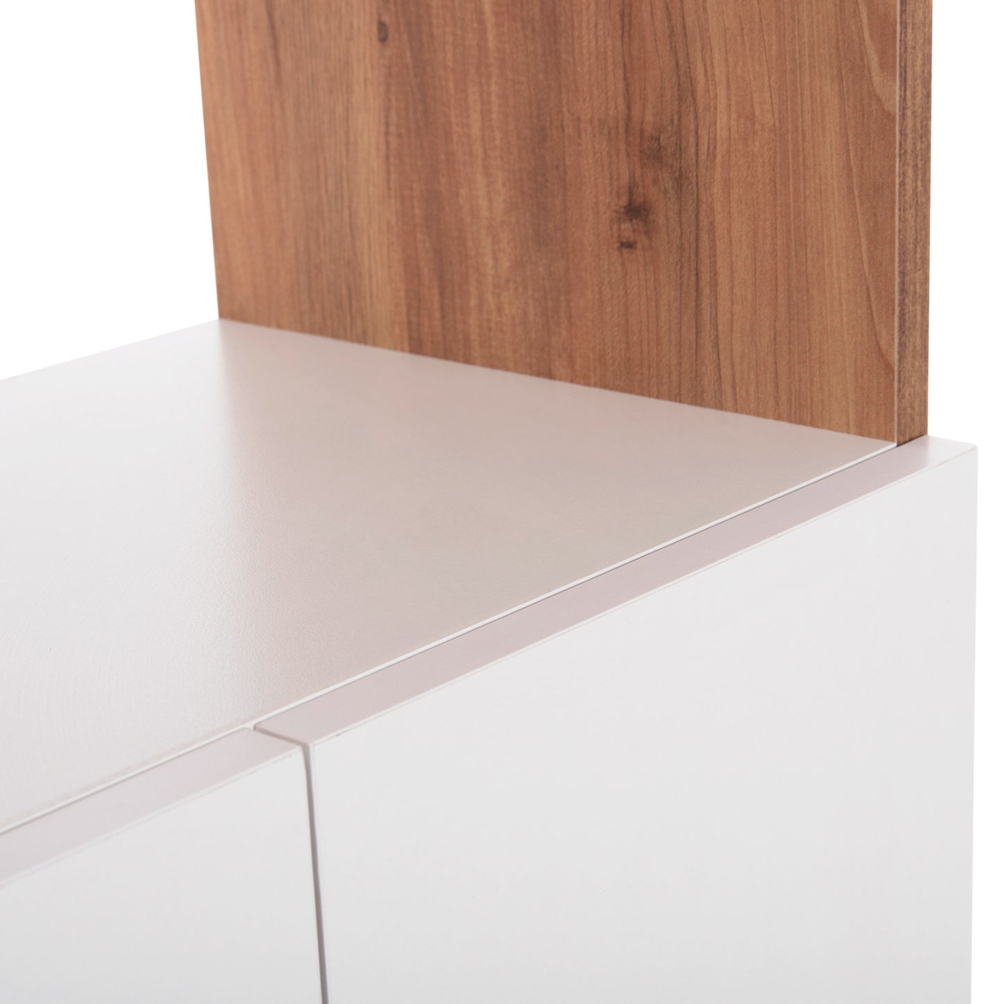 Kitchen Furniture/cabinet Rad Hm18196.04 Melamine In Natural Color-white 55,5x32x165hcm.
