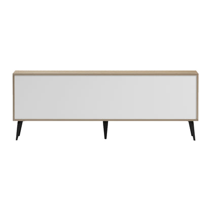 Tv Furniture Savore Hm18369.11 Melamine In Sonama/white 140Χ35.5Χ51hcm.
