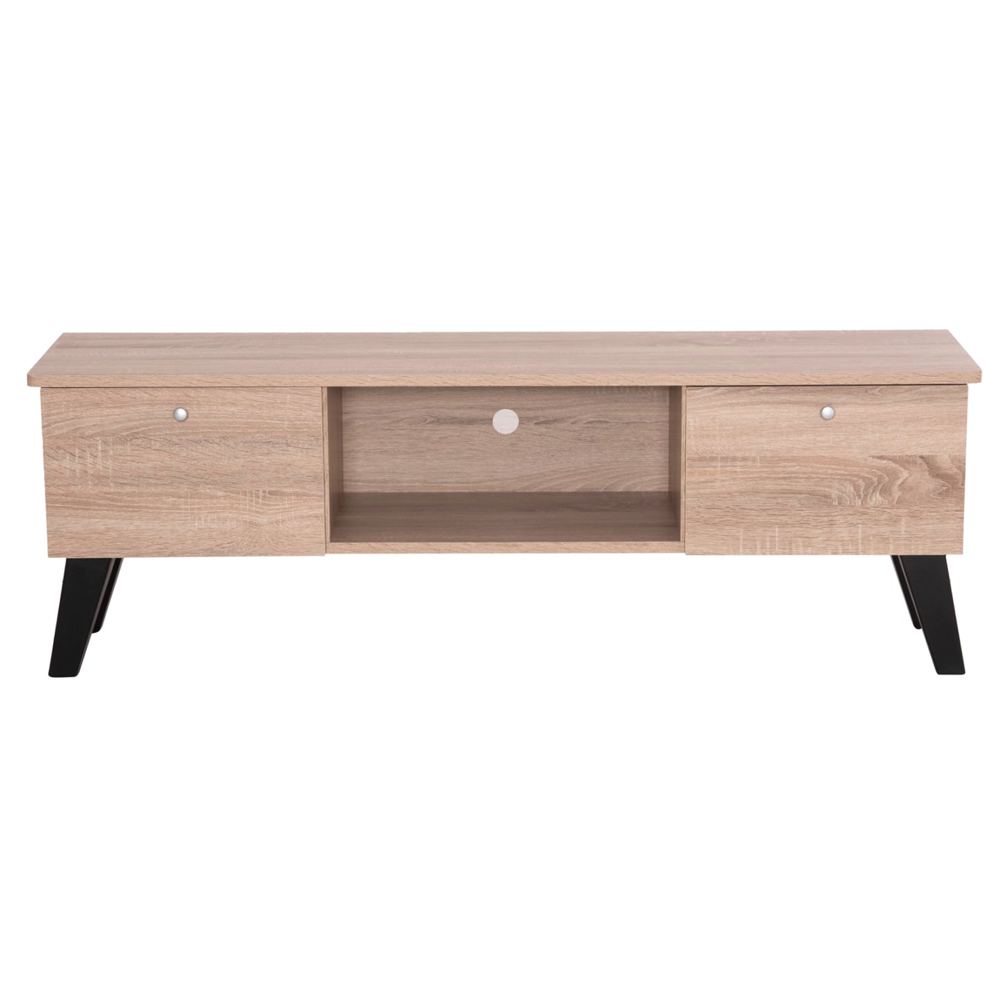 Tv Furniture Iren Hm2481.01 Melamine In Sonama Oak-black 120x32,5-34x41hcm.