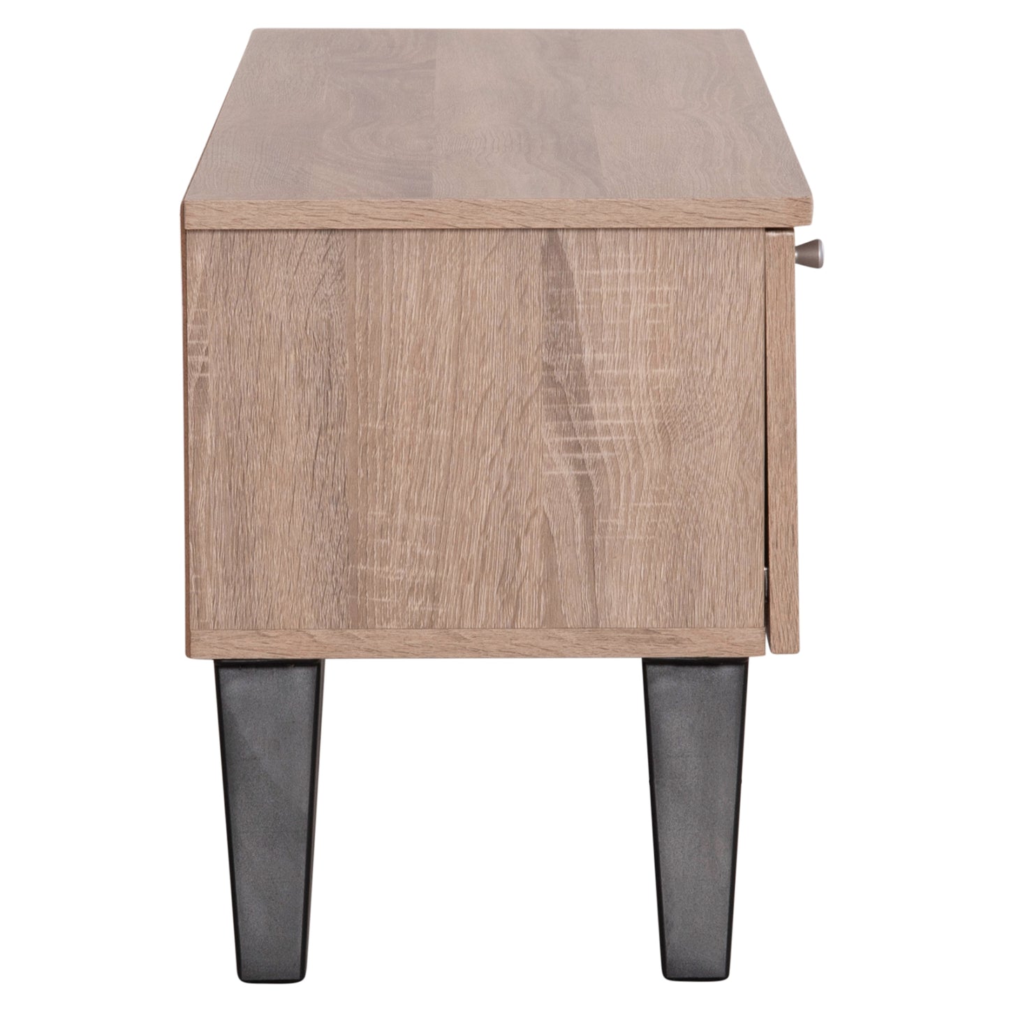 Tv Furniture Iren Hm2481.01 Melamine In Sonama Oak-black 120x32,5-34x41hcm.
