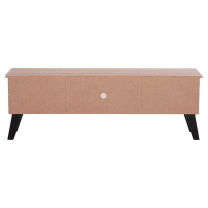 Tv Furniture Iren Hm2481.01 Melamine In Sonama Oak-black 120x32,5-34x41hcm.