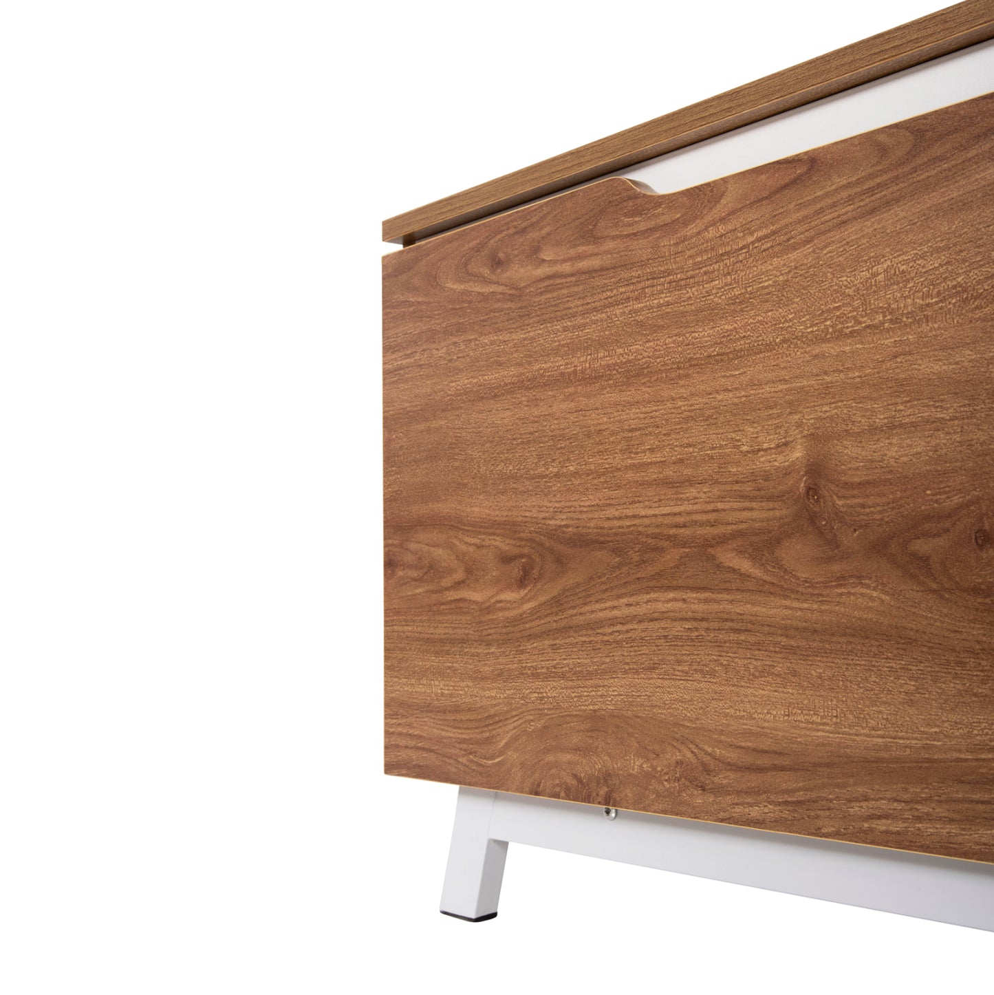 Tv Furniture Kimia Hm8902.12 Melamine Natural-white 180Χ35Χ48,5hcm.
