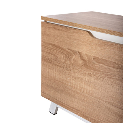 Tv Furniture Kimia Hm8902.13 Melamine Sonama-white 180Χ35Χ48,5hcm.