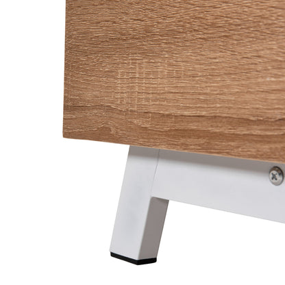 Tv Furniture Kimia Hm8902.13 Melamine Sonama-white 180Χ35Χ48,5hcm.
