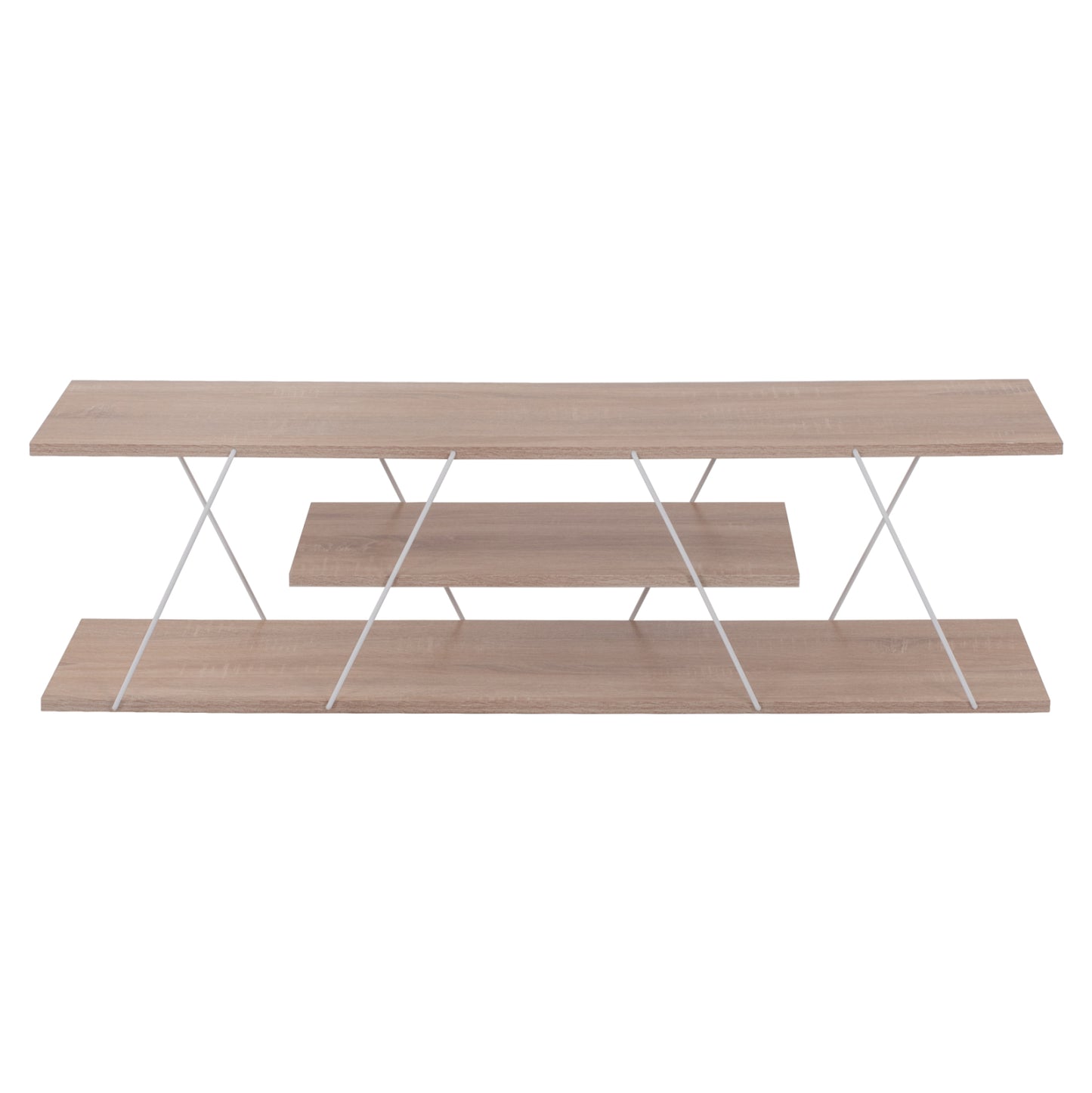 Tv Stand Tars Hm8922.14 Melamine Sonoma White 120x32x33hcm.