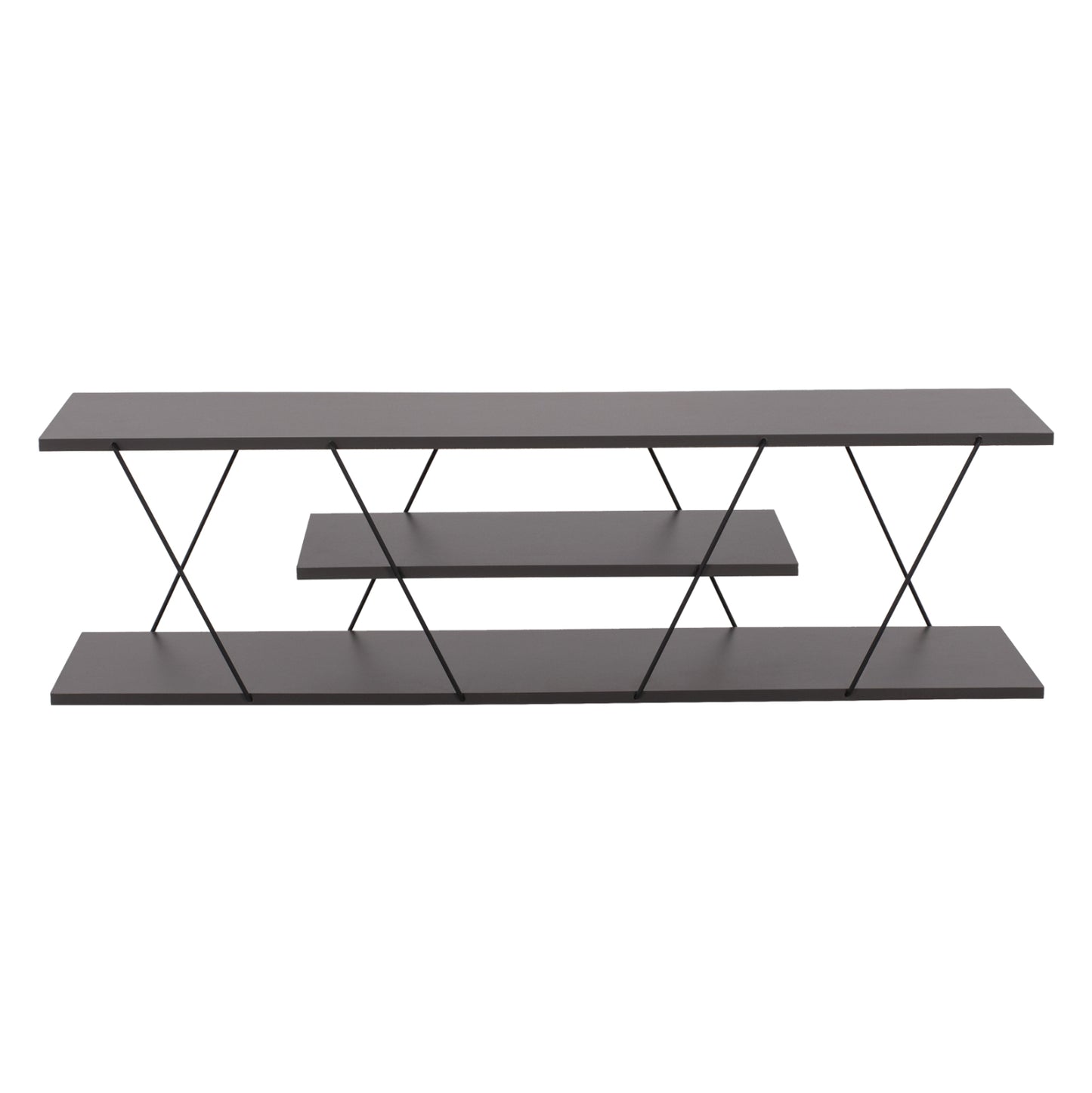 Tv Stand Tars Hm8922.20 Melamine Grey 120x32x33hcm.