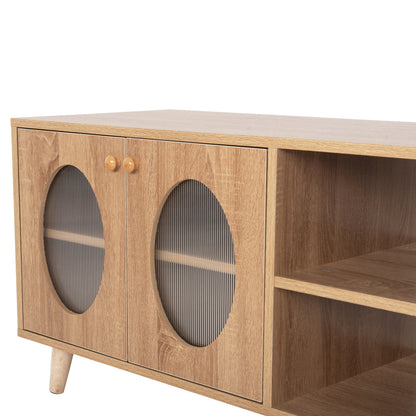 Tv Cabinet Rillion Hm9879 Melamine In Sonama Color 120x40x51hcm.