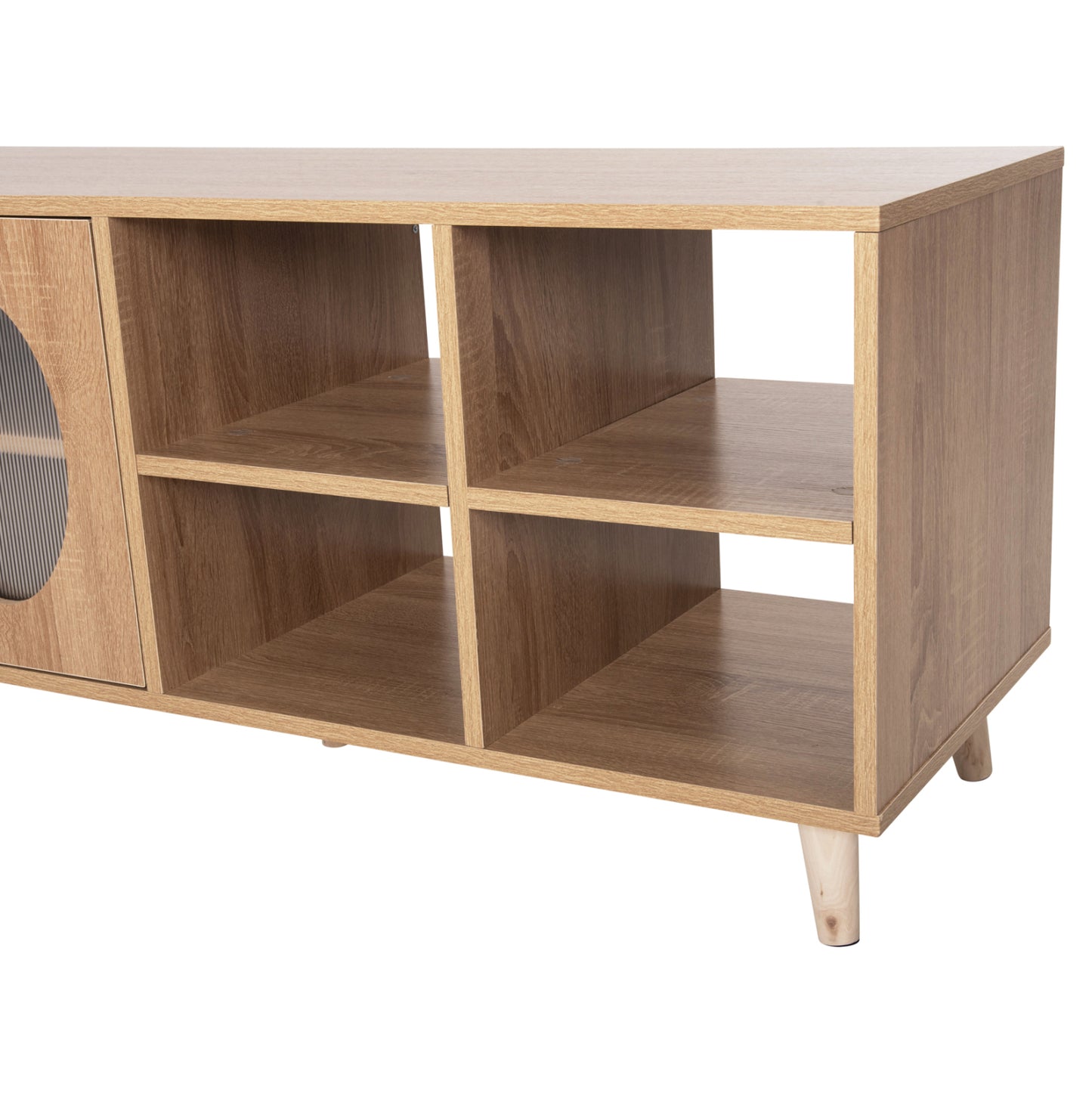 Tv Cabinet Rillion Hm9879 Melamine In Sonama Color 120x40x51hcm.