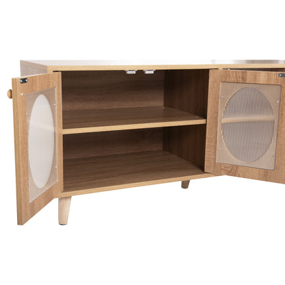 Tv Cabinet Rillion Hm9879 Melamine In Sonama Color 120x40x51hcm.
