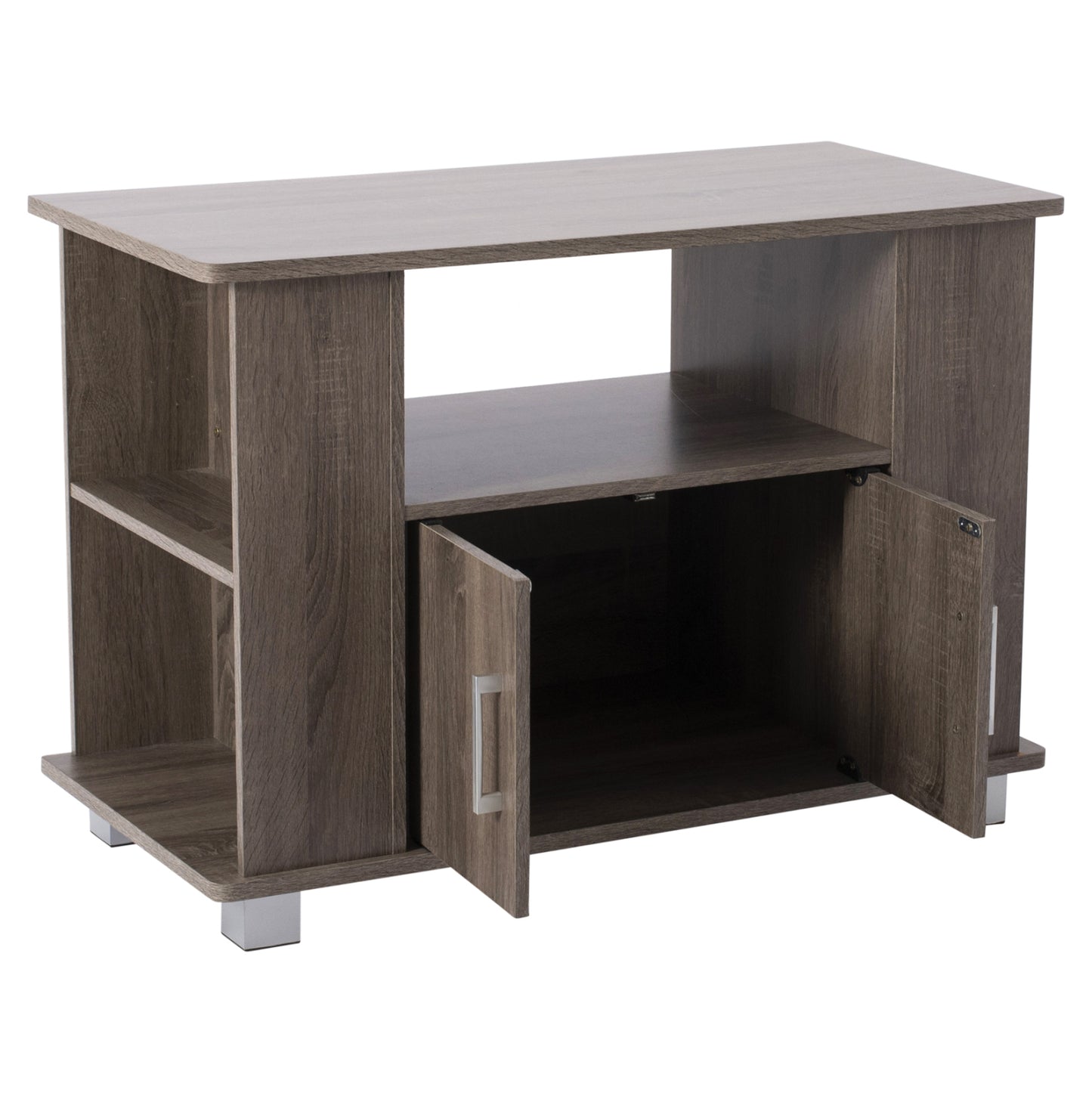 Tv Stand In Walnut Color 80x40x57.5 Hm2404.01