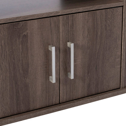 Tv Stand In Walnut Color 80x40x57.5 Hm2404.01