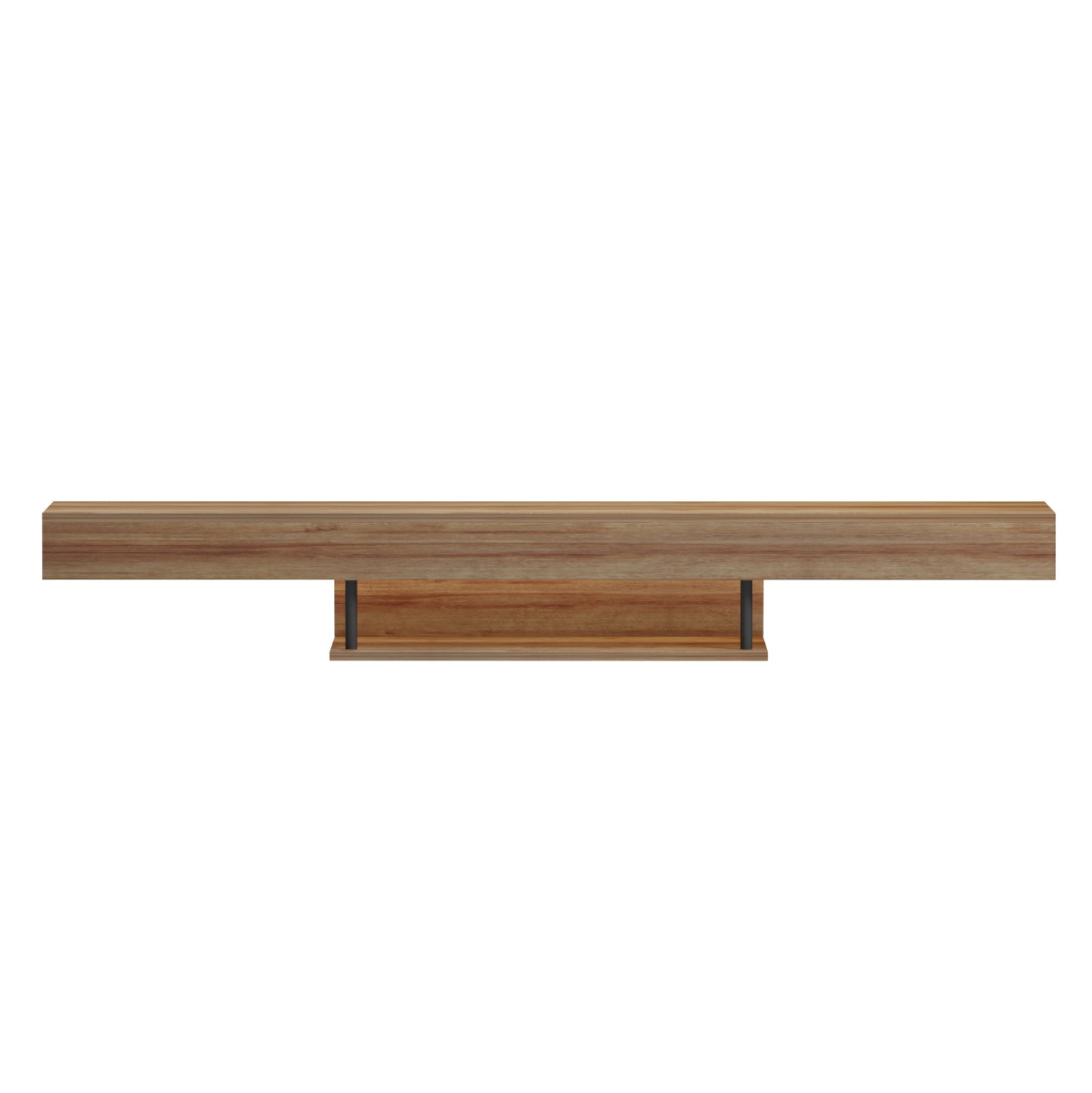 Wall Hanging Tv Stand With Led Savor Hm18381.01 Melamine In Oak 150x29.5x22hcm