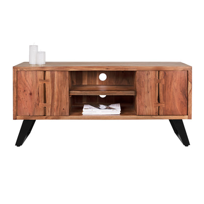 Tv Furniture Hm8177 Fansi From Acacia Solid Wood Natural 135x43x61.5