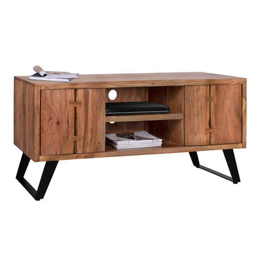 Tv Furniture Hm8177 Fansi From Acacia Solid Wood Natural 135x43x61.5