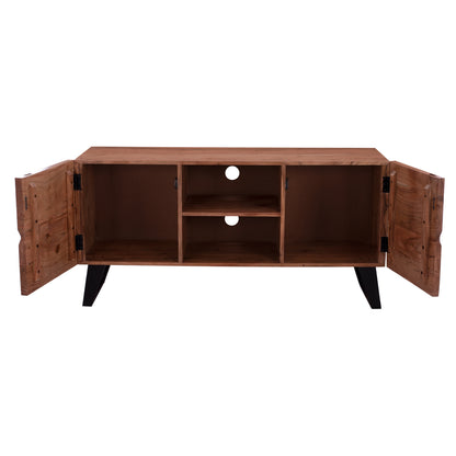 Tv Furniture Hm8174.11 Alicia Solid Acacia Wood Natural 160x43x66 Cm.