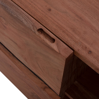 Tv Furniture Hm8174.11 Alicia Solid Acacia Wood Natural 160x43x66 Cm.