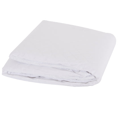 Mattress Pad Waterproof Velura Hm12174.160 Microfiber & Pu--4 Rubber Bands 160x200cm.