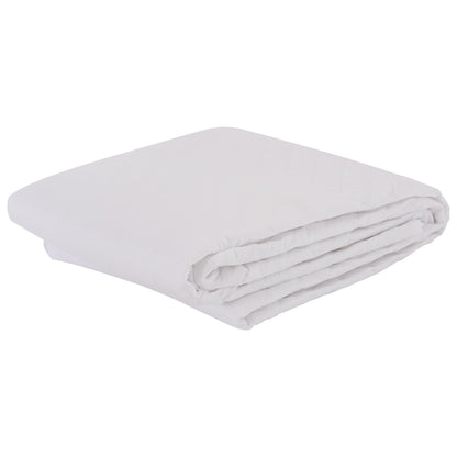 Mattress Pad Waterproof Velura Hm12174.160 Microfiber & Pu--4 Rubber Bands 160x200cm.